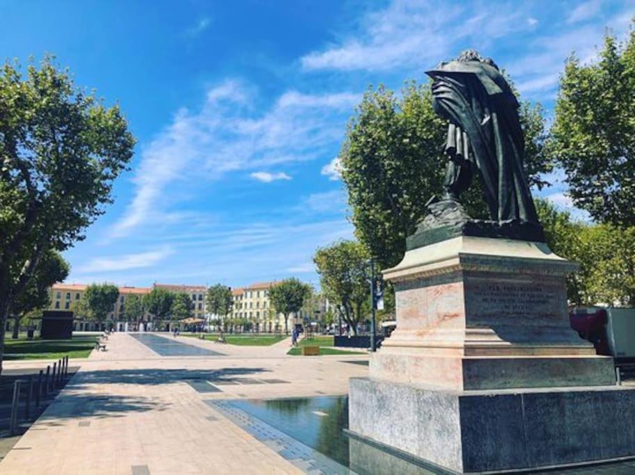 Charmant T2 Atypique, Renove, Confortable Béziers Dış mekan fotoğraf